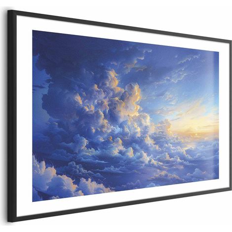 Póster - Cuando el cielo se convierte en un lienzo: La obra de arte de la naturaleza en las nubes (1/4)