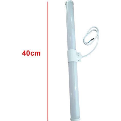 Lampada LED da Specchio Faretti Tubolare da Bagno 6W Luce 360 gradi Bianco Freddo 6500K 600lm IP44 Lunghezza 40cm (1/2)