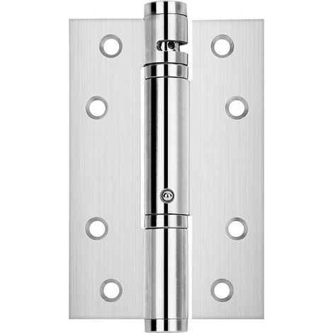 Ferme-porte automatique avec fonction de verrouillage, réglable et variable, fermé, pour extérieur, porte intérieure, porte de jardin, porte moustiquaire, porte d'entrée 30-40 kg. (1/5)