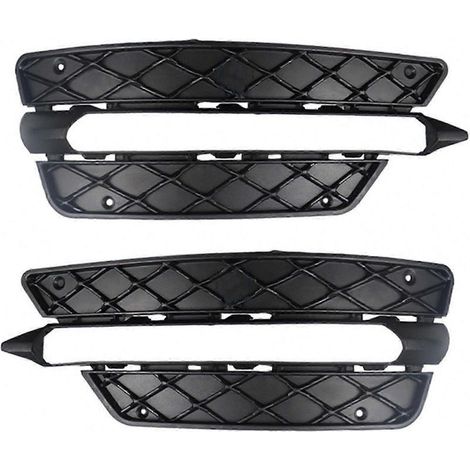 grille de pare chocs avant avec cache antibrouillard pour mercedes benz classe c w204 2012 2014 references 2048851353 et 2048851453
