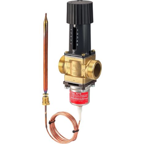 Danfoss Temperaturregler AVTB 15 G3/4 A, 30-100 C, Kvs 1,9, 003N5144