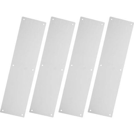 de 4 plaques de protection en acier inoxydable 304 pour