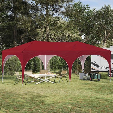 Carpa Plegable para Fiestas Burdeos 575 x 288 x 245 cm