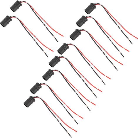 Lot de 10 douilles souples mâles pour ampoules de voiture et de vélo (1/5)