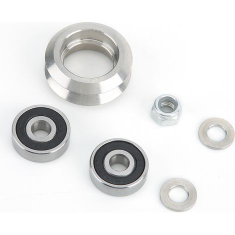 Accessoires pour imprimante 3D, machine de gravure, roue double en V robuste en métal pour rails trempés (1/5)