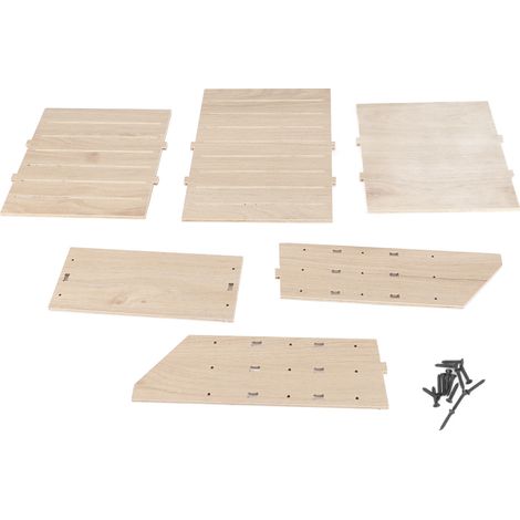 Casetta per pipistrelli Toivize - Legno Triad - Impermeabile 24x18cmCasetta per pipistrelli da esterno in legno naturale, riparo resistente alle intemperie per il giardino, facile da installare su alb (1/5)