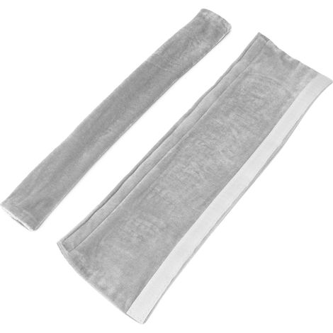 Lot de 2 protège-poignées de porte de réfrigérateur antidérapants, gants de protection, décoration pour appareils de cuisine, gris (1/5)