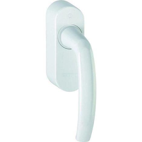 Manilla para ventana Secusignal-e Atlanta 0530 / FR-408 Alu.F9016 VK7 SecustikVarioFit HOPP