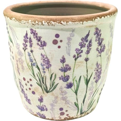 Vaso in ceramica per lavanda S - Stile country per interni
