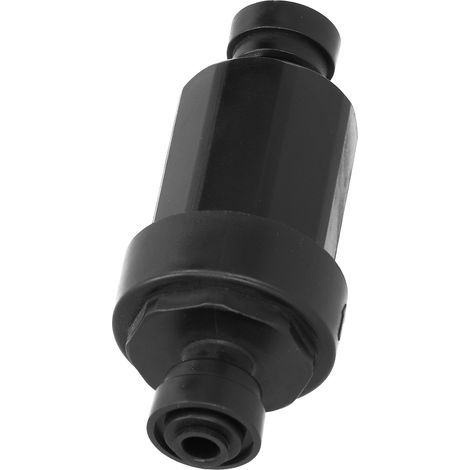 1/4-Zoll-Bewässerungsfilter mit Edelstahlsieb, Schnellanschluss-Filtersystem, schwarz (1/5)