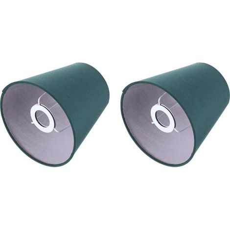 Set of 2 Fabric Drum Shades for Bedside Table Lamp Floor Lamp and Chandelier 5.51X5.51X5.12 in Simple Installation Soft Lighting for Home (1/5)
