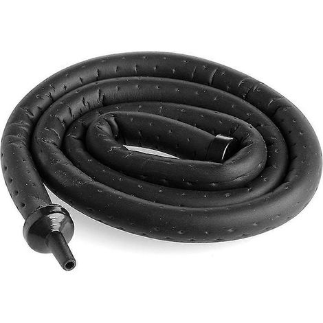 Tube souple en caoutchouc souple diffusant des bulles, rideau d'air flexible de 60 cm pour aquarium, oxygénateur courbable.