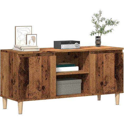 TV-Schrank Altholz-Optik 102x35x50 cm Holzwerkstoff