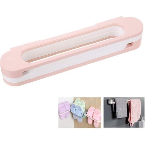 Porte-Chaussures Sans Perçage - Support Murale Pliable pour Chaussures et Serviettes - Pour Salle De Bain Chambre - 3 Paires (1/5)