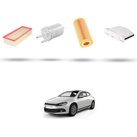 Kit tagliando 4 filtri compatibile con VW Scirocco III (1K8) 2.0 TFSI 132kw Dal 2014 (1/5)