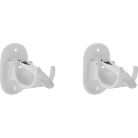 Supports de tringle à rideau invisibles et solides (pack de 2) (1/5)