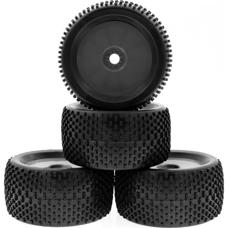 4 pièces 1407078mm pneus de Buggy tout-terrain roue 17mm moyeux hexagonaux de remplacement pour Redcat Team Losi Kyosho VRX HPI WR8 HSP Hobao 1/8 accessoires de mise à niveau de voiture télécommandée (1/5)