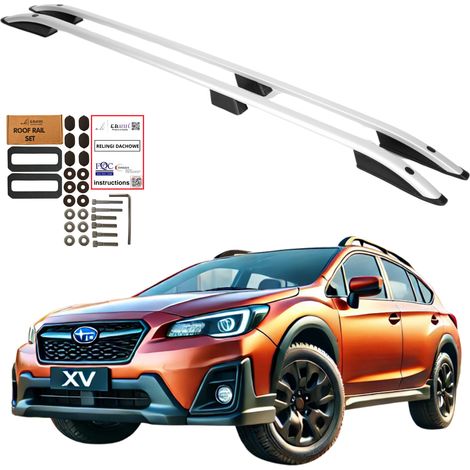 Barre portatutto per tetto Subaru XV SUV 2012 - Alluminio, robuste, solide e durevoli (1/5)