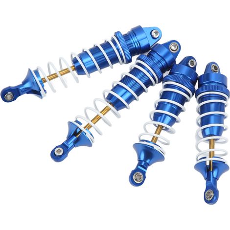 Ersatz-Stoßdämpfer aus Aluminiumlegierung für Vorder- und Hinterachse für Traxxas 1/10 RC-Car (blau) (1/5)
