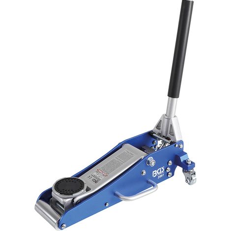 Bgs Technic – Cric rouleur hydraulique 1,5t – Capacité de levage 358mm – Construction alu/acier pour véhicules à faible dégagement – Manœuvre aisée