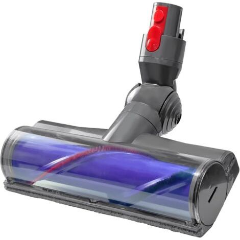 Brush compatible with Dyson vacuum cleaners: V7, V8, V10, V11, V15 - turbo brush, accessories, spare parts, floor nozzle, carpet brush, replacement brush for cleaning carpets, floors and tiles (1/4)