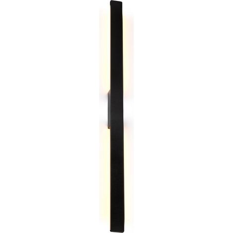 aplique exterior LED de la serie LOTUS IP54 en negro de MANTRA (1/5)