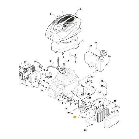 CARBURATORE 170cc ORIGINALE STIGA - 118551450/1