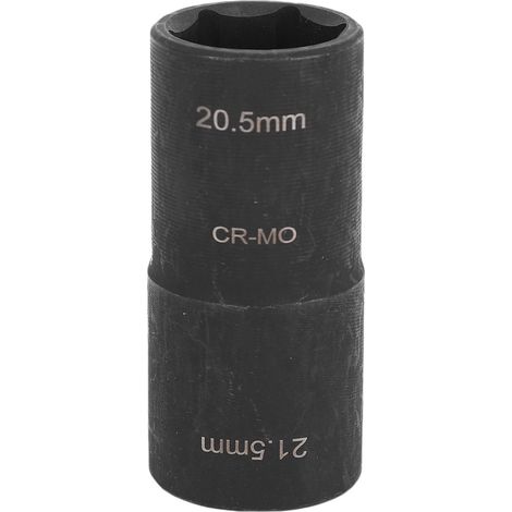 Ortviai Douille à Chocs Double Face 20,5 x 21,5 mm pour Écrous de Roue Endommagés – Entree 1/2" (1/5)