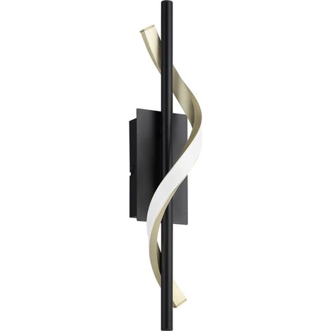 Applique Moderna Conaprato Alluminio Ottone Plastiche Bianche Led 8,8W 1050Lm