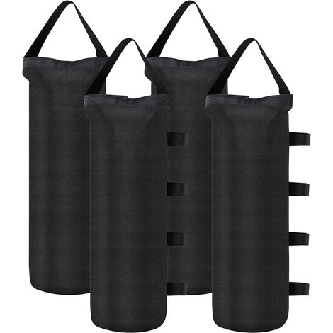 4 Sac de lestage au sable pour auvent, tente publicitaire, parasol, fixation anti-vent, tissu Oxford robuste (1/5)