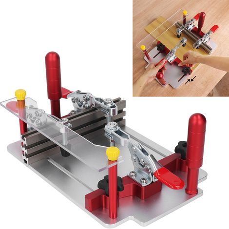 Les serre-joints de sécurité pour tenonnage sont utilisés pour réaliser des assemblages de précision sur la face avant des portes et tiroirs d'armoires, en fournissant des serre-joints de sécurité à t (1/5)