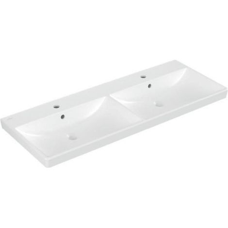 V&B Schrank-Doppelwaschtisch AVENTO 1200x470x160mm m ÜL Sto wh CeramicPlus (1/5)