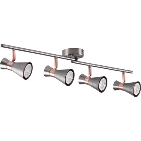 Plafonnier barre Kanlux Mileno 29119 4xGU10 chrome (1/5)