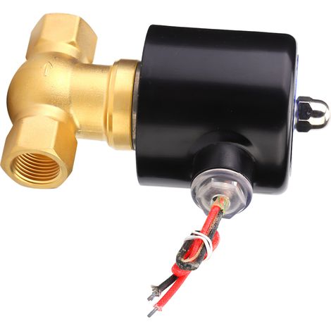 Dampfmagnetventil, Industriequalität, Messing, G1/2-Zoll-Innengewinde, für Luft, Gas und Öl, ZQDF-15AC110V (1/5)