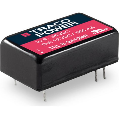 TracoPower TEL 8-2423WI DC/DC-Wandler, Print 24 V/DC  265 mA 8 W Anzahl Ausgänge: 2 x Inhalt 1 St.