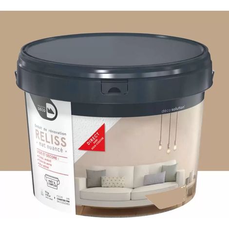 Enduit de rénovation Maison Déco Reliss Mat nuancé Ficelle (1/2)