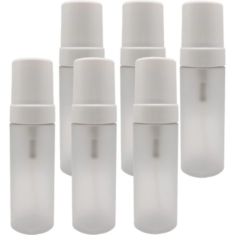 150-ml-Leerpumpe für Schaumseife, 150-ml-Schaumseifenspender, Kunststoffbehälter für Gesichtsreiniger, Shampoo und Handseife (Weiß) – AquaForge (1/5)