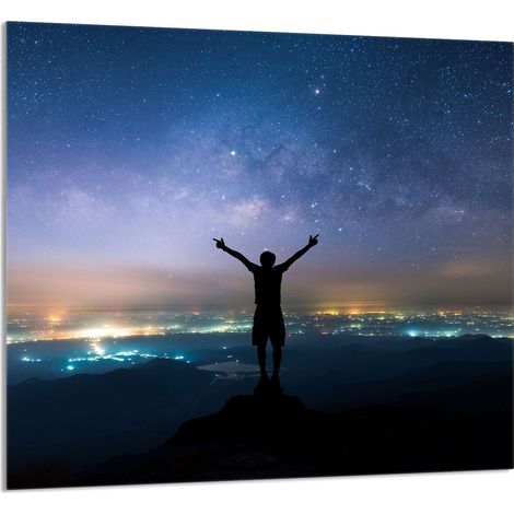 PANEL DE VIDRIO PARA COCINA 65x60 Estrellas (1/5)