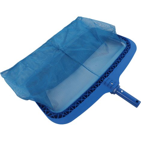 Laubfangnetz für Schwimmbäder, ABS, blauer verstärkter Rahmen, robustes Fangnetz für Seen (1/5)