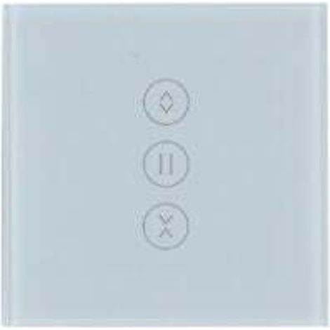 WiFi Interrupteur Volet Roulant Interrupteur Mural de Rideau Compatible avec Alexa et Google Home【Besoin d'une Ligne Neutre】