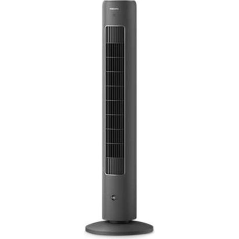 Philips ventilatore a torre Serie 5000, auto-rotante, 105 cm, telecomando, timer, 3 velocità, 3 modalità, 40W, flusso d'aria potente ma silenzioso, adatto all'aromaterapia, grigio scuro (CX5535/11) (1/10)