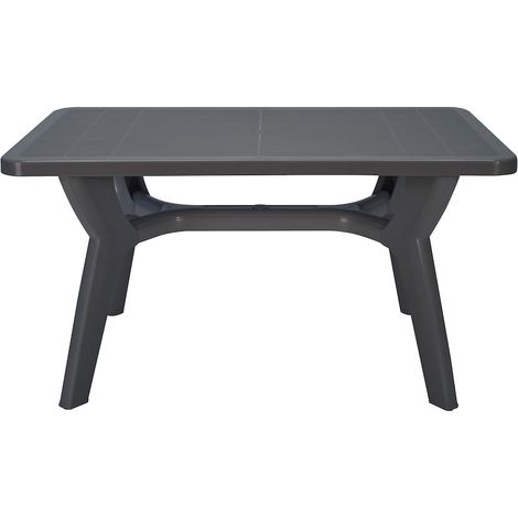 Pagoda Tisch 140 x 85 cm Anthrazit