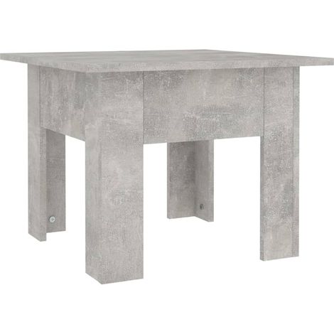 Maison Exclusive - Couchtisch Betongrau 55x55x42 cm Holzwerkstoff