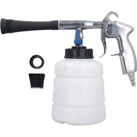 Pistolet de nettoyage de voiture, souffleur d'air comprimé avec buse à brosse, kit de nettoyage haute pression pour véhicules