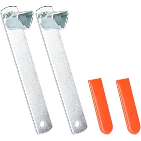 Clé triangulaire M12 en acier pour poteaux de verrouillage, clé d'armoire galvanisée à chaud, lot de 2 (1/5)