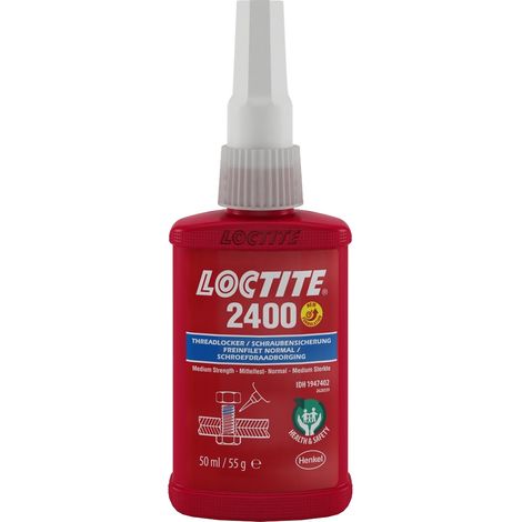 LOCTITE 2400 50ml Frein filet bleu résistance moyenne - Loctite (1/5)
