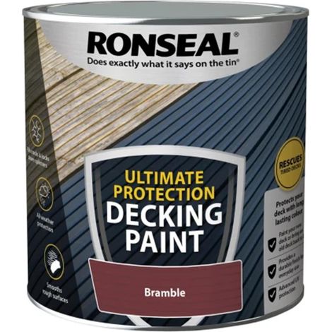 Ronseal Ultimate Protection Decking Paint Bramble 2.5 litre
