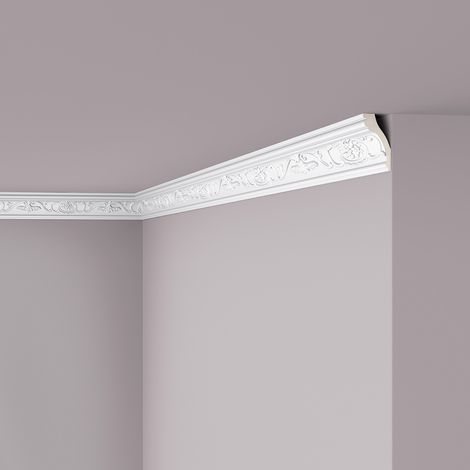 Cornisa NMC Z9 ARSTYL Noel Marquet Moldura decorativa Perfil de estuco diseño atemporal clásico blanco 2 m