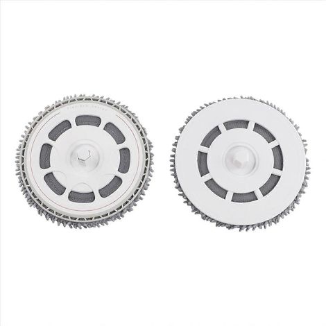 2pcs Chiffons de Nettoyage pour Plateau Mop P10/P10Pro Q Revo0, Lingettes de Rechange, Serpillière Microfibre pour Robot Aspirateur (1/5)