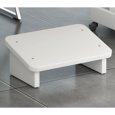 Repose-pieds sous la table Banc rembourré blanc, 503015cm, 1pc (1/2)